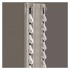 Outdoor Gazebo Double Curtain Track System, Bedroom/Living Room/Hospital/Office Sliding Conjoined Twin Row Rail Rod Ceiling Mount, 3ft-26ft Custom, Heavy Duty Aluminum ( Color : Champagne , Size : Len view 1