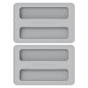 2pcs Silicone Toaster Lid 2 Slice Toaster Cover Heat Resistance Bread Machine Cover Bread Machine Cover Bread Maker Accessories Silicone Cove for Kitchen Coffee Shop Restaurant Toaster Appliance view 1