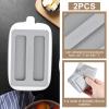 2pcs Silicone Toaster Lid 2 Slice Toaster Cover Heat Resistance Bread Machine Cover Bread Machine Cover Bread Maker Accessories Silicone Cove for Kitchen Coffee Shop Restaurant Toaster Appliance view 4