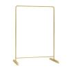 JOMRTS Heavy Duty Garment Rack Modern Gold Clothes Rail, Heavy Duty Metal Clothing Rack for Hanging Clothes, Large Capacity Single Rail Coat Rack for Bedroom and Living Room (150x40x160CM) view 1