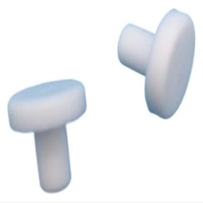End Caps Seal Stopper,Silicone rubber T type Sealed Caps Male Plug Stopper 5.3mm 5.5mm 5.8mm 6mm 6.3mm Round Test Tube end caps Hole Masking (Color : White, Size : A 13mm(0.51 inch)) (Color : Wit, ( C
