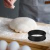 Alipis Non Stick Rings Baking Crumpet Pans Ring Molds for Baking Stainless Steel 8cm view 3