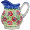 Polmedia Polish Pottery Creamer - Midsummer Bloom Pattern Handmade in Boleslawiec Poland by Ceramika Bona + Certificate of Authenticity view 1