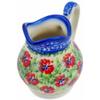Polmedia Polish Pottery Creamer - Midsummer Bloom Pattern Handmade in Boleslawiec Poland by Ceramika Bona + Certificate of Authenticity view 2