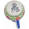 Polmedia Polish Pottery Creamer - Midsummer Bloom Pattern Handmade in Boleslawiec Poland by Ceramika Bona + Certificate of Authenticity view 4
