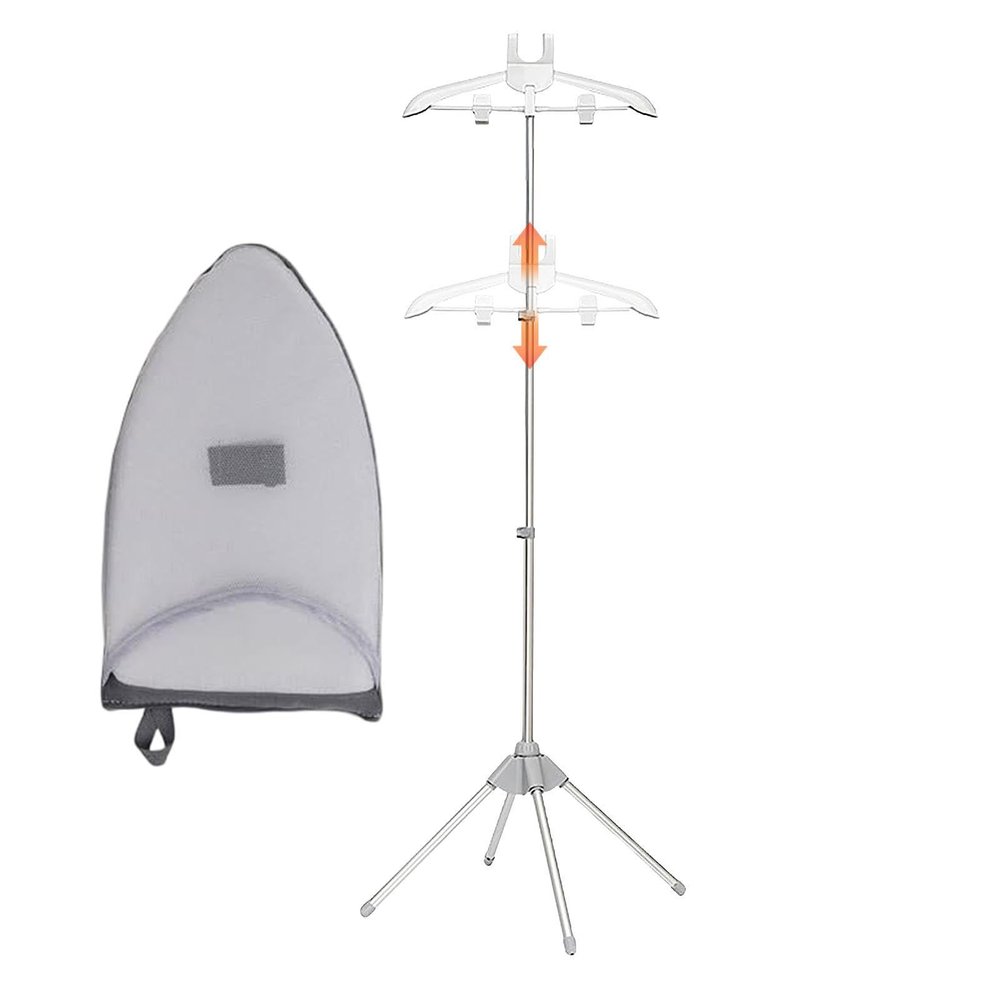 Garment Steamer Stand - Fabric Steamer Ironing Holder, Aluminum Alloy Clothes Drying Rack | Handheld Clothing Steamer Stand, Foldable Garment Steaming Rack Machine Accessory for Hotels and Households