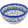 Polmedia Polish Pottery Bowl 6-inch UNIKAT - Hatchlings Pattern Handmade in Boleslawiec Poland by Ceramika Dalia + Certificate of Authenticity view 1
