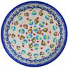 Polmedia Polish Pottery Bowl 6-inch UNIKAT - Hatchlings Pattern Handmade in Boleslawiec Poland by Ceramika Dalia + Certificate of Authenticity view 2