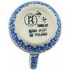 Polmedia Polish Pottery Creamer - Fluctuating Pansy's Pattern Handmade in Boleslawiec Poland by Ceramika Bona + Certificate of Authenticity view 4