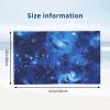 QHWLR Blue Universe Space Galaxy Print Microfiber Absorbent Beach Towel Yoga Gym Sports,Travel Camping (52" x 32") view 3