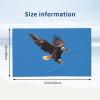 QHWLR Eagle Print Microfiber Absorbent Beach Towel Yoga Gym Sports,Travel Camping (52" x 32") view 3