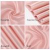 YMHPRIDE 60 PCS Rose Gold Satin Chair Sashes, 7x108 Inch Ties Chair Bows view 3