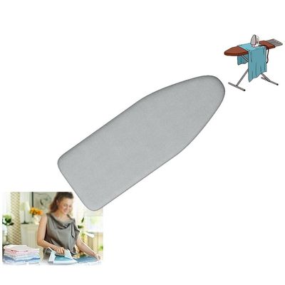 FIEZFEAT Replacement Ironing Board Cover 36x12 43x13 48x15inch 100% Cotton Iron Board Cover With Thick Pad, Heat Reflective, For Standard Table Top Ironing Board, Blue(Color:Gray,Size:48x15inch(120x38