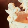 GRFIT Floor Fountain, Resin Decoration, Angel Humidification, Living Room Courtyard Office Decoration, YANLI2233-1988 view 2