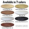 ESOYAWE Wooden Dining Table Swivel Plate Diameter  20 24 28 32 36 39 Inch Large Round Turntable, Easy to Reach Food Tabletop Rotating Serving Tray, No Need to Install view 4