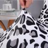 BSYMDH 6PCS Printed Shell Chair Covers Mid Century Modern Dining Chair Covers Shell Chair Cover Lounge Armless Chair Cover Armless Chair Protector Stretch Slipcovers for Dining Room,01 view 4