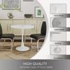 Hilknen Round Kitchen Table and Chairs Set, Dining Room Round Table Set for 2, Modern 31.5'' Dining Table Set, 3 Piece Round Dining Table Set for Dining Room & Coffee Shop & Small Spaces view 4