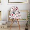BSYMDH 6PCS Printed Shell Chair Covers Mid Century Modern Dining Chair Covers Shell Chair Cover Lounge Armless Chair Cover Armless Chair Protector Stretch Slipcovers for Dining Room,29 view 3