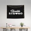 QFZ Uvalde Strong Pray Texas End Gun Violence Now Durable Versatile 29x37in Tapestry Charm view 3