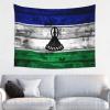 QFZ Flag of Lesotho Durable Versatile 29x37in Tapestry Charm view 1