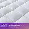 BEIVIG Mattress Topper Full Mattress Pad Protector - Quality Plush Luxury Down Alternative Pillow Top - Extra Thick Mattress Cover(Full Size), White view 4