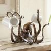 Whbbbj Octopus Mug Holder, Vintage Nautical Octopus Cup Holder, Retro Octopus Desktop Statue, Funny Octopus Cup Holder, Jewelry Necklace Pendant Holder, for Counter Table Dining Living Room Ornament view 3