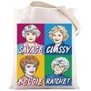 LEVLO Rose & Dorothy Tote Bag Blanche & Sophia Gift Golden TV Savage Bougie Classy Ratchet Shoulder Bag Golden TV Show Merch (Savege Tote) view 1