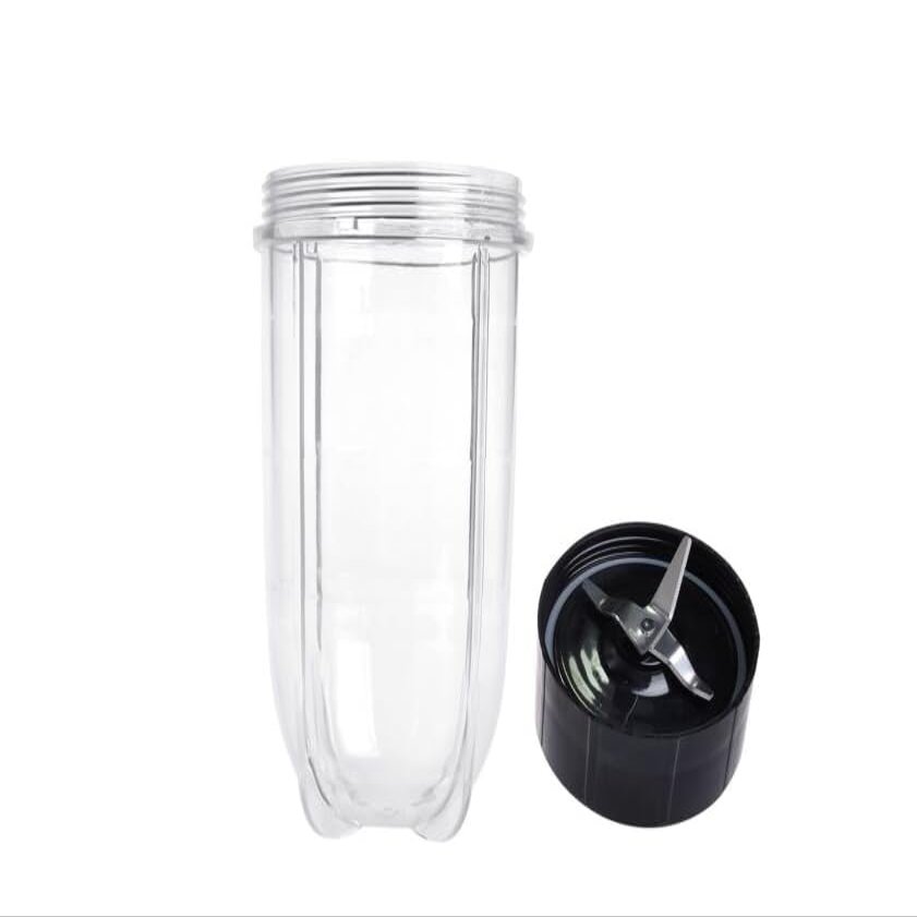 HomeLoft Basics Cross Blade + 16oz Cup Set for Magic Bullet Parts compatible with 250 W Magic, 3.9, magic250w+16ozcup