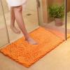 Bath Rug Microfiber Thick Soft Absorbent Chenille Rubber Mats, Non Slip, Machine Washable Rugs for Bathroom Floor, Tub and Shower (Orange) 50 x 160cm view 2