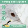 DNAMYJME Shelf Liners Cabinets Refrigerator Liners 12Inx20ft Waterproof & Oil-Proof PVC Kitchen Cupboard Liner Plastic Drawer Mats Non Adhesive Fridge Mats for Home Office(Marble) view 2