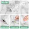 DNAMYJME Shelf Liners Cabinets Refrigerator Liners 12Inx20ft Waterproof & Oil-Proof PVC Kitchen Cupboard Liner Plastic Drawer Mats Non Adhesive Fridge Mats for Home Office(Marble) view 4