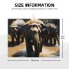 Dish Drying Mat Absorbent Drying Mats for Kitchen 18"  24" Elephant drinking water Drying Mat Counter Dish Drainer Mats Non-slip Coffee Mat Dish Drying Pads for Rack Draining view 2