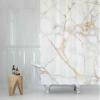 EMMTEEY Gold White Marble Shower Curtain,Abstract Fabric Shower Curtain for Bathroom,Modern Ink Art Decor Waterproof Curtains Set with Hooks,72X72 Bathroom Accessory view 4