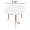 Washranp Dining Table,Round Kitchen Table,Coffee Table Square Kitchen Table Household Small Apartments Dining Table for Small Space, Apartments Home, Kitchen Leisure Coffee Table Yellow 60cm view 2