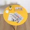 Washranp Dining Table,Round Kitchen Table,Coffee Table Square Kitchen Table Household Small Apartments Dining Table for Small Space, Apartments Home, Kitchen Leisure Coffee Table Yellow 60cm view 3