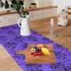 Cabilock Charcuterie Board with Handle Wood Pizza Tray for Bread Fruit Food Smooth Cutting Board Design Kitchen Essential view 3