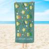 Personalized Name Frogs Beach Towel,Personalized Men Women Adults Beach Towel,Custom Absorbent Frogs Pool Towels,Bath Towels for Travel Swim Pool Yoga Camping,Birthday Holiday Travel Beach Towel Gift view 1