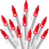 Joiedomi Christmas String Lights Indoor,100 Count Mini Red Light,21.4 FT Lighting Decor for Patio Dorm Classroom Bedroom Holiday Wedding Party Garland Birthday Festival,White Wire view 1