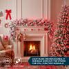 Joiedomi Christmas String Lights Indoor,100 Count Mini Red Light,21.4 FT Lighting Decor for Patio Dorm Classroom Bedroom Holiday Wedding Party Garland Birthday Festival,White Wire view 2