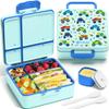 Fimibuke Bento Lunch Box for Kids, Toddler Bento Box with 4 Compartments view 1