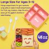 Fimibuke Bento Lunch Box for Kids, Toddler Bento Box with 4 Compartments view 2