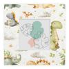 Mintoprints Funny Dinosaur 5x5 Picture Frame, Cute Dino Cartoon Animals Square Wood Photo Frame for Table Top Display and Wall Mounting 5x5 Display Picture view 2