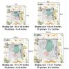 Mintoprints Funny Dinosaur 5x5 Picture Frame, Cute Dino Cartoon Animals Square Wood Photo Frame for Table Top Display and Wall Mounting 5x5 Display Picture view 3