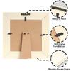 Mintoprints Funny Dinosaur 5x5 Picture Frame, Cute Dino Cartoon Animals Square Wood Photo Frame for Table Top Display and Wall Mounting 5x5 Display Picture view 4