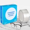 WINDIR Clear Lens Edging Blocking Pads, Anti Slip 1000Pcs Optical Eyeglasses Transparent Oval Adhesive Sticker Tape Processing Polishing for Glasses, Lenses 1x1.65inch (1000Pcs Clear) view 1
