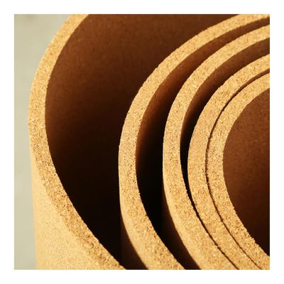 LYZLPHLL Cork Roll, Cork Board Large, Cork Mat Roll, Natural Cork Tiles, Sound Insulation, 1/3" 1/4" Thick, for DIY Supplies Home School, Brown(Color:Thick 6mm,Size:0.9mx1m(3ftx3.3ft))