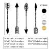 Arrow Wall Decor, Metal Arrow Wall Art, Metal Wall Arrow, Metal Arrow Wall Decor, Metal Wall Art, Rustic Metal Wall Art, Wall Hanging Decor, Wall Art for Living Room Farmhouse (59"x7" | 150x18.5 cm x4pcs, Black) view 3