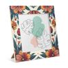 Mintoprints Skull 5x5 Picture Frame, Sugar Skull Square Wood Photo Frame for Table Top Display and Wall Mounting 5x5 Display Picture view 1