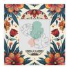 Mintoprints Skull 5x5 Picture Frame, Sugar Skull Square Wood Photo Frame for Table Top Display and Wall Mounting 5x5 Display Picture view 2