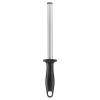 8 Inch Electroplated Knife Sharpener Rod Comfort Grip Handle High Uniformity with Bread Fruit Planer Chisel Scissor Sharpening, Elegant Design for Kitchen view 2